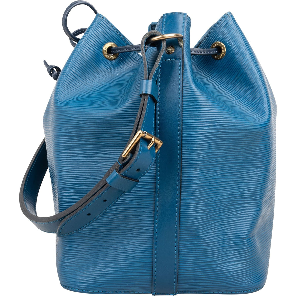 Sac à bandoulière Louis Vuitton Sac Noé Petit en cuir Epi bleu