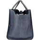Celine Phantom aus blauem Pythonleder – Detailansicht 5