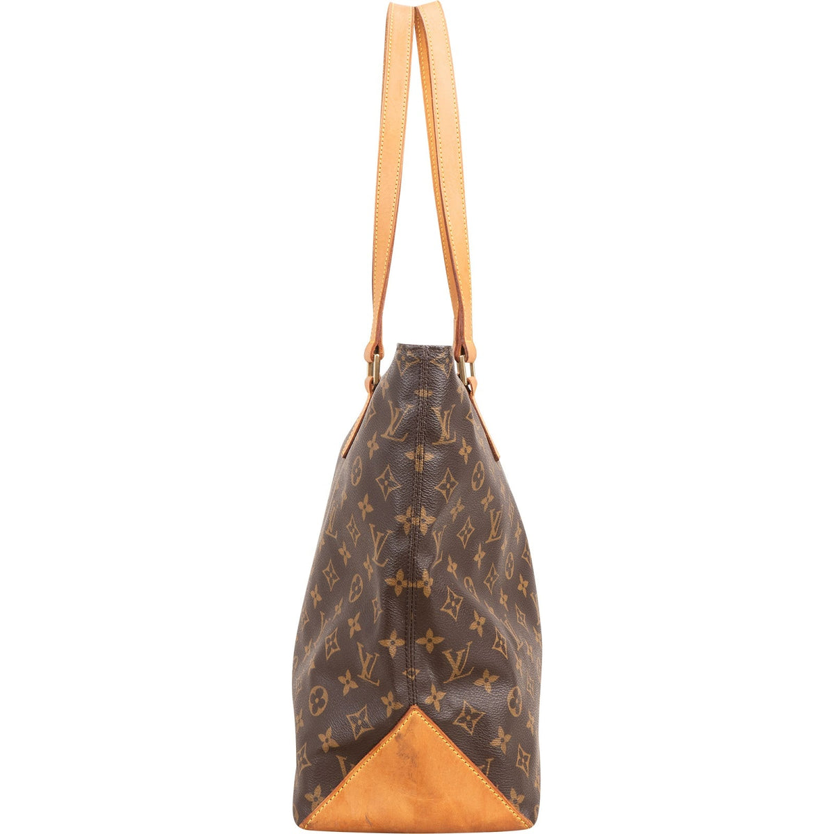 Borsa a spalla Louis Vuitton Cabas Mezzo in tela Monogram