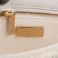 Chanel kleine crossbodytas met enkele flap, veelkleurig gestreept met lovertjes