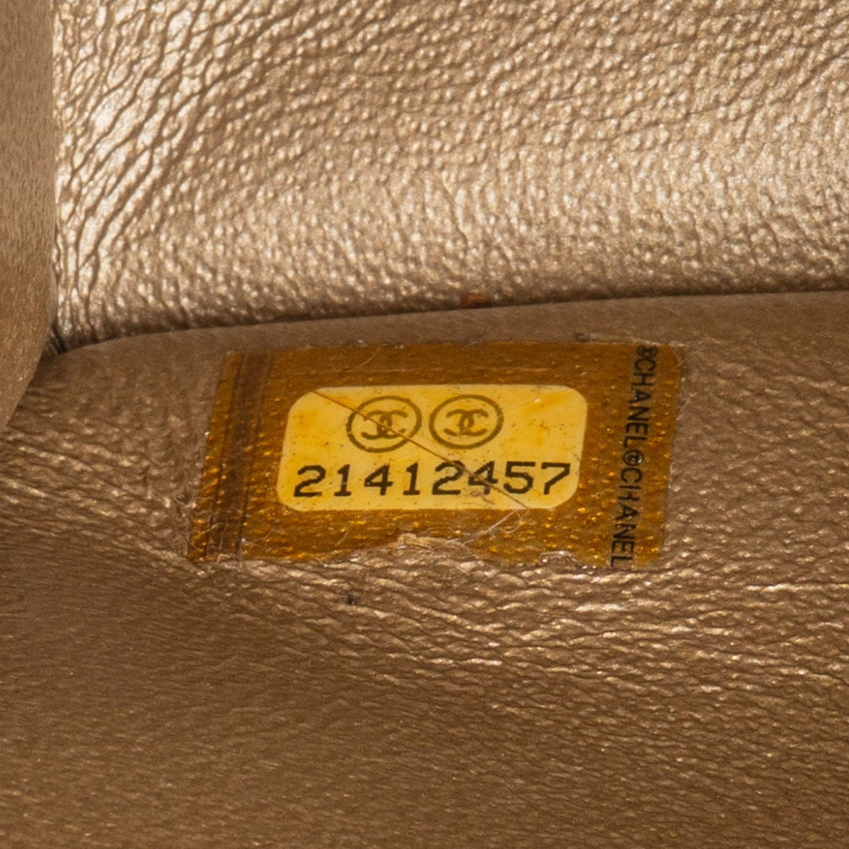 Chanel Large Boy Bag Paris-Salzburg aus Kalbsleder in Knitteroptik – Ansicht 16