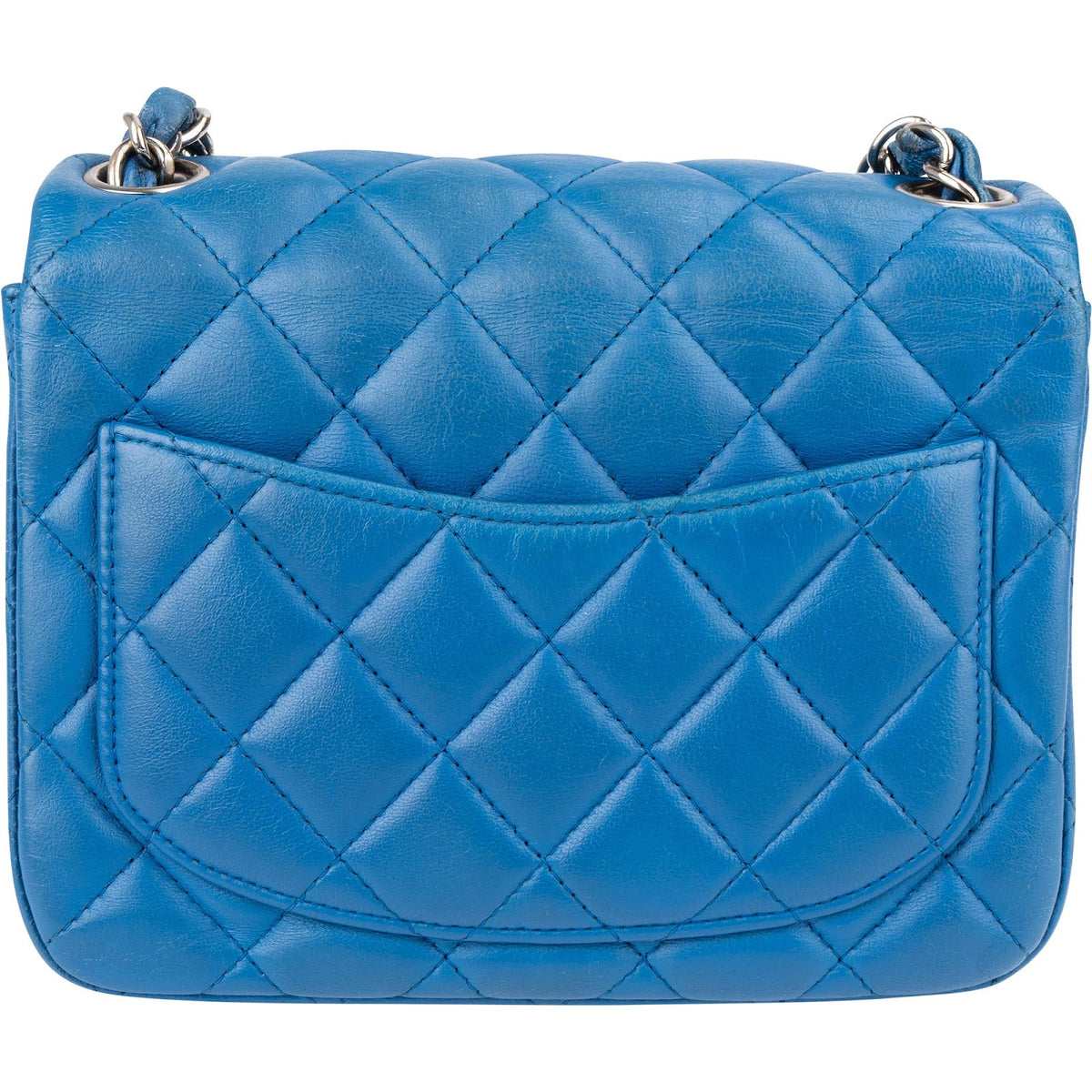 Chanel Lammleder Mini Square Single Flap Umhängetasche, Bild 4 von 14