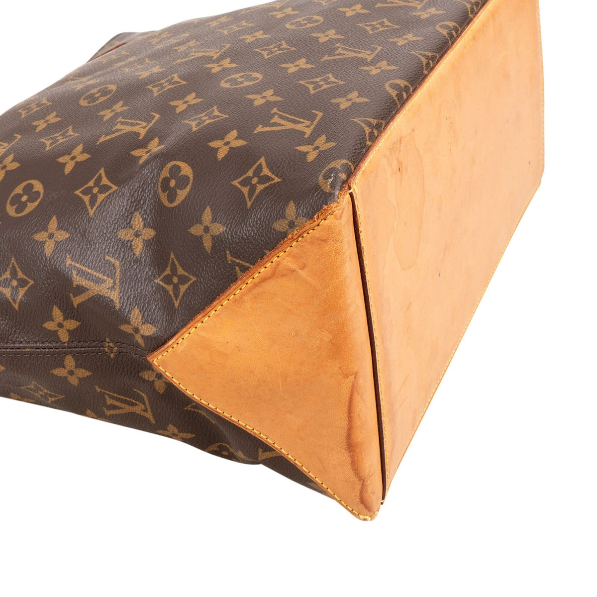 Borsa a spalla Louis Vuitton Cabas Mezzo in tela Monogram