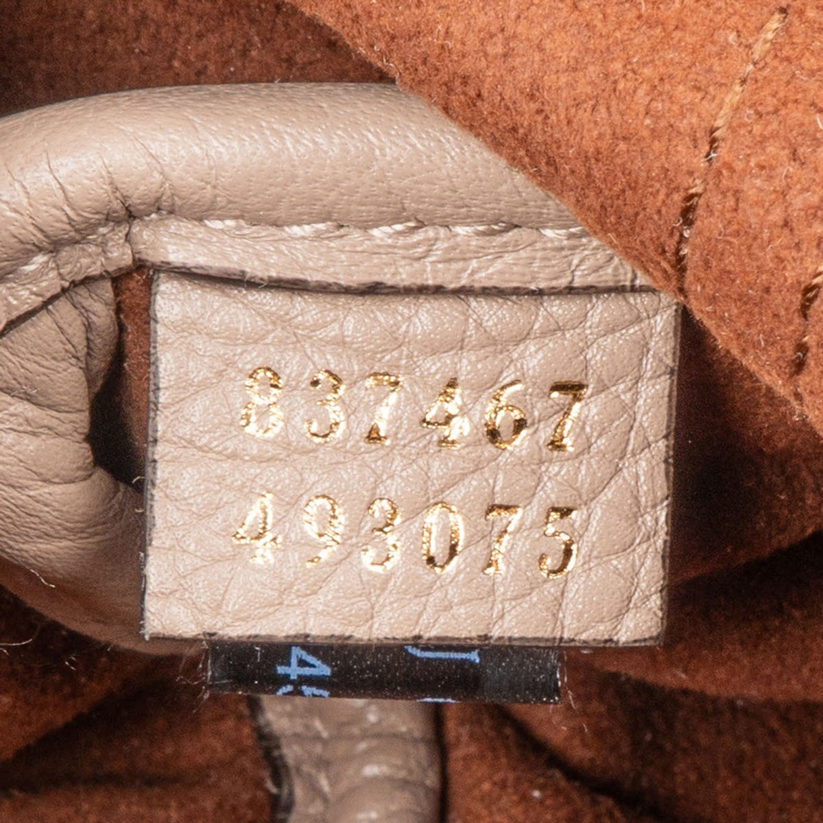 Gucci genarbtes Leder Horsebit 1955 Small Tote, Bild 11 von 11