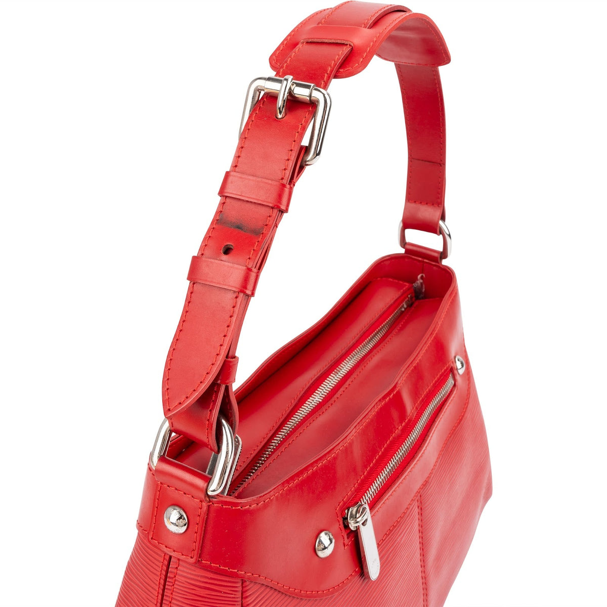 Sac à bandoulière Louis Vuitton Turenne PM en cuir Epi rouge