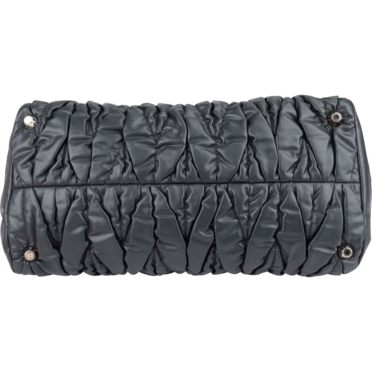 Bolso tote Miu Miu de piel de napa matelassé gris