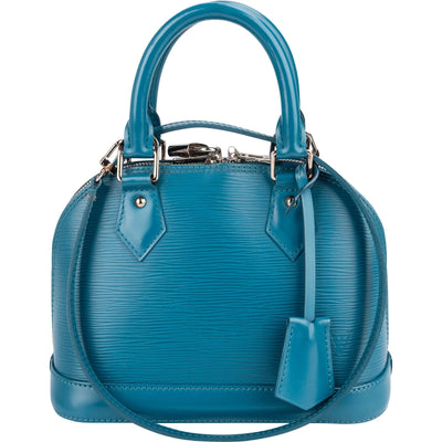 Louis Vuitton Alma BB handtas van blauw Epi-leer