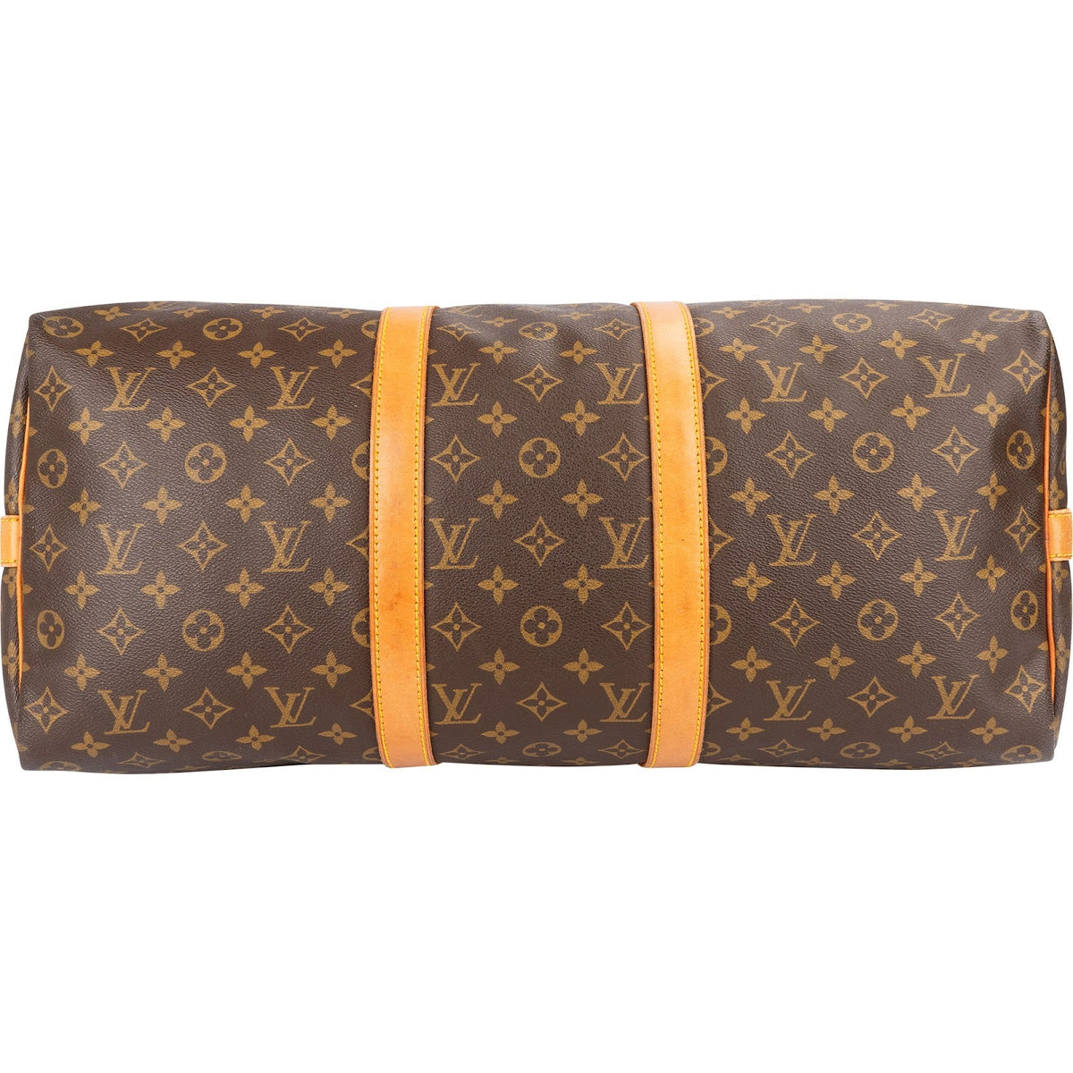 Borsa da viaggio Louis Vuitton Keepall 50 Bandoulière in tela Monogram