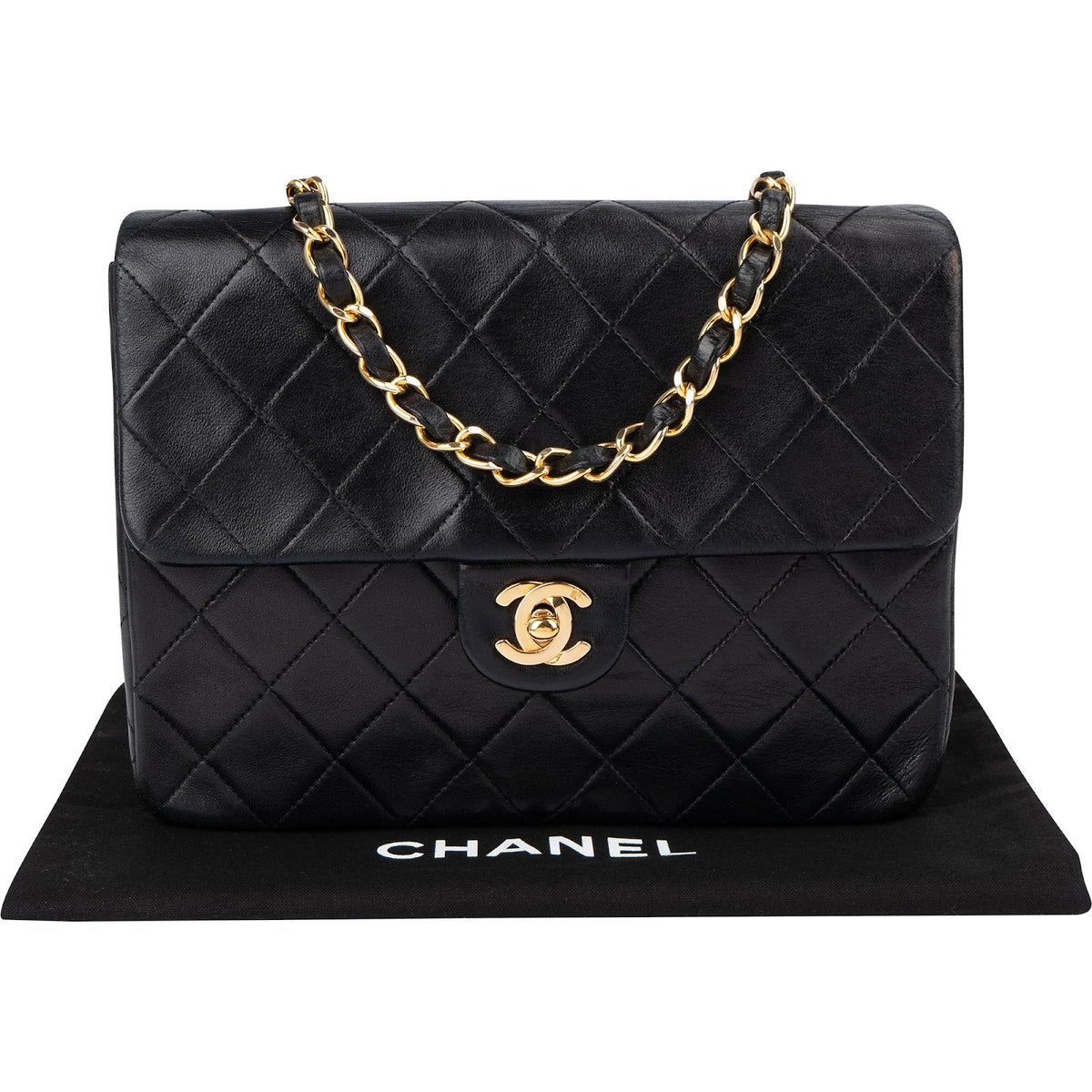 Chanel Single Flap aus Lammleder, 20 cm – Detailansicht 1