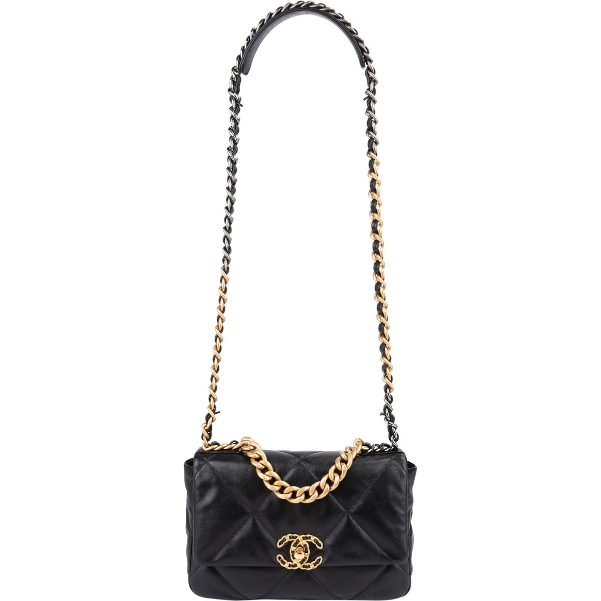 Chanel 19 Lammleder Single Flap Umhängetasche, Bild 10 von 13