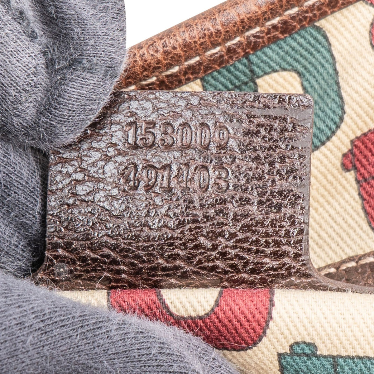 Gucci Tote aus GG Wildleder – Ansicht 10
