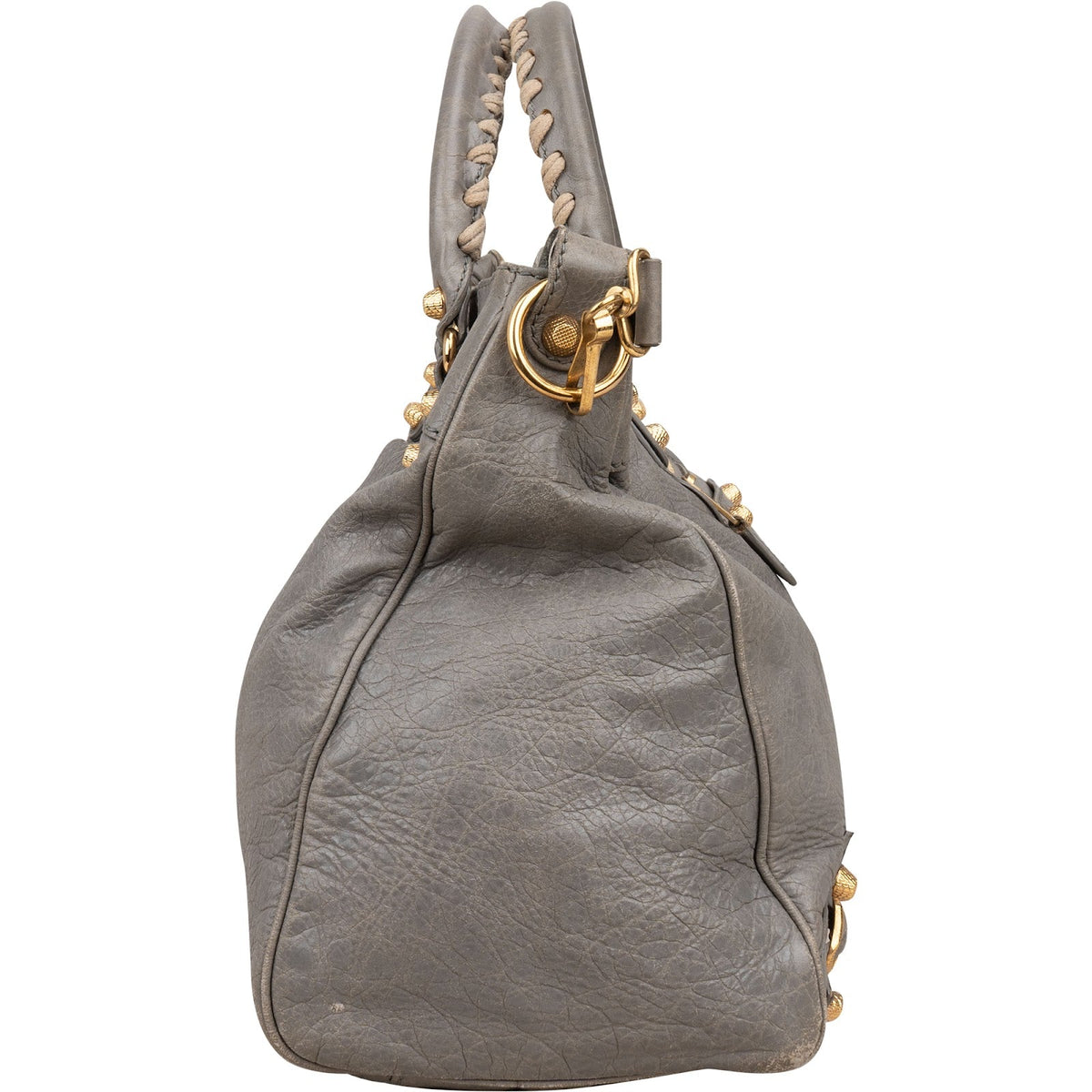 Balenciaga Grau Leder City Jumbo Handtasche, Bild 3 von 12