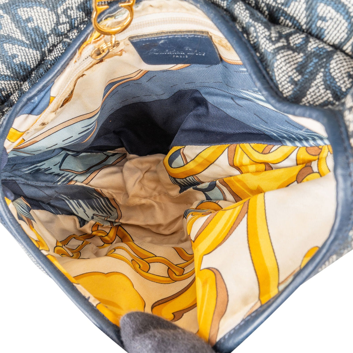Dior Saddle aus Oblique Denim – Ansicht 9