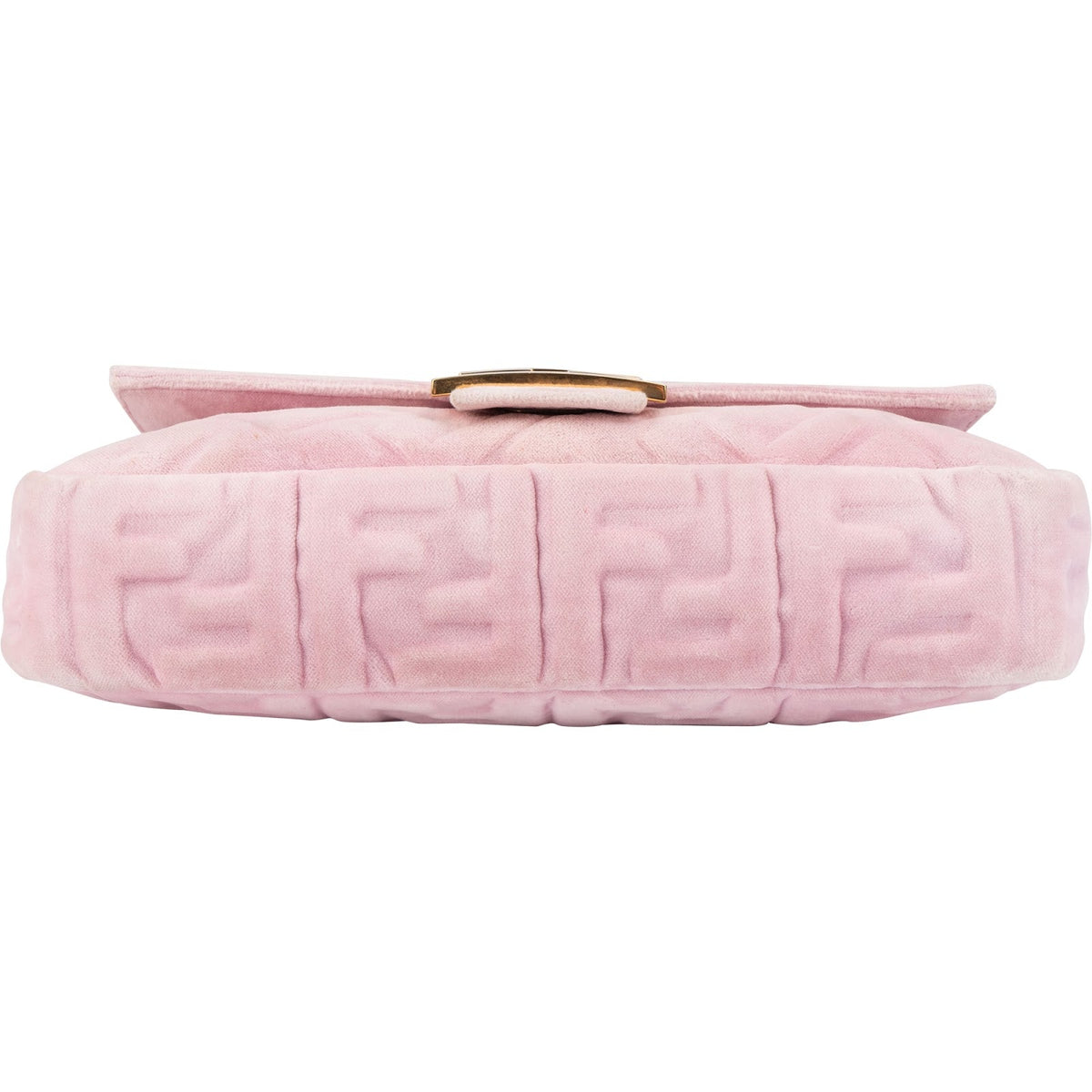 Fendi FF Embossed Wildleder Baguette Umhängetasche, Bild 7 von 12