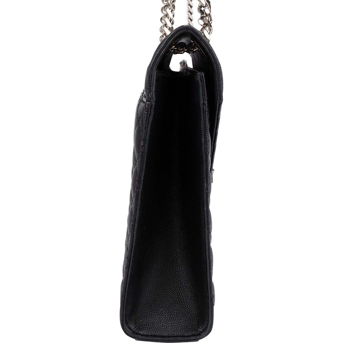 Borsa a tracolla grande Envelope di Saint Laurent in pelle martellata trapuntata