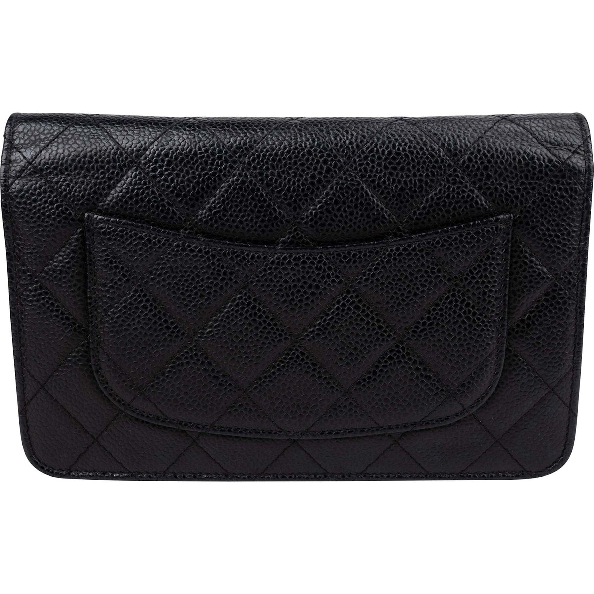 Chanel Caviar Leder CC Wallet on Chain Umhängetasche, Bild 4 von 14