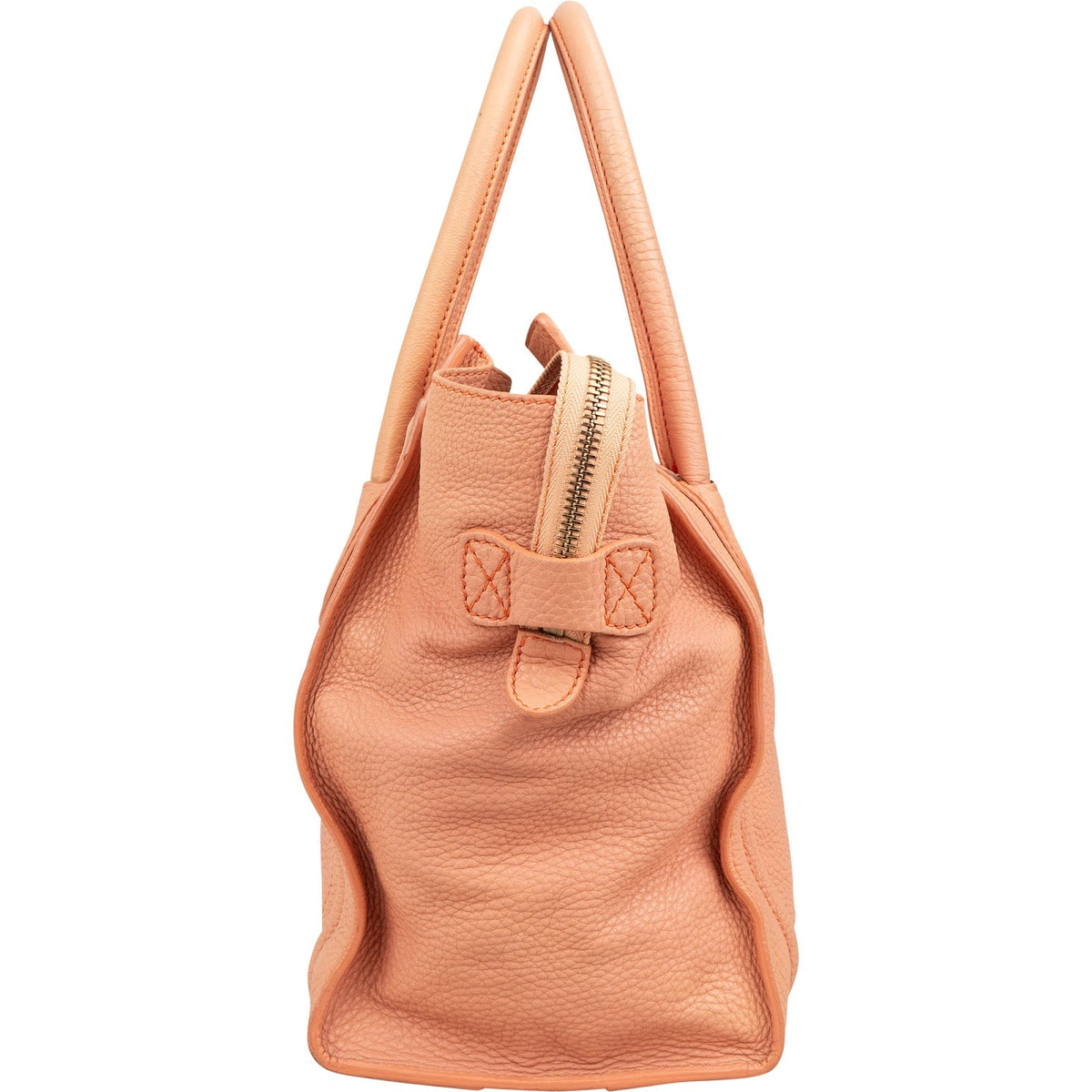 Céline Mini Luggage Tote handtas van generfd kalfsleer