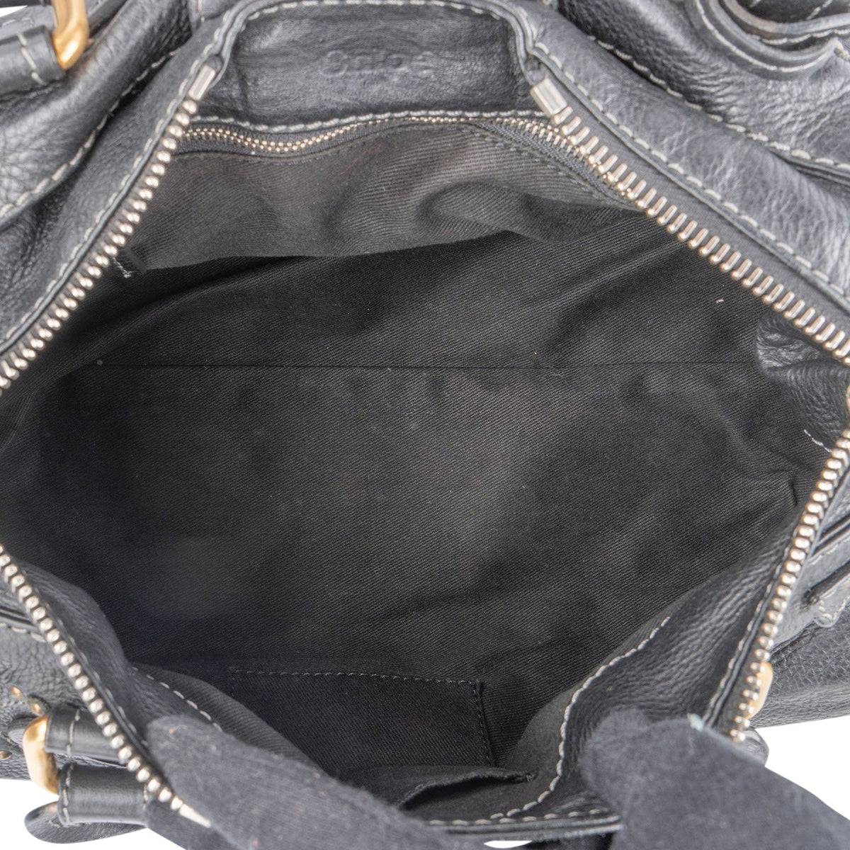 Chloé Pebbled Leder Paddington Satchel Handtasche, Bild 9 von 11