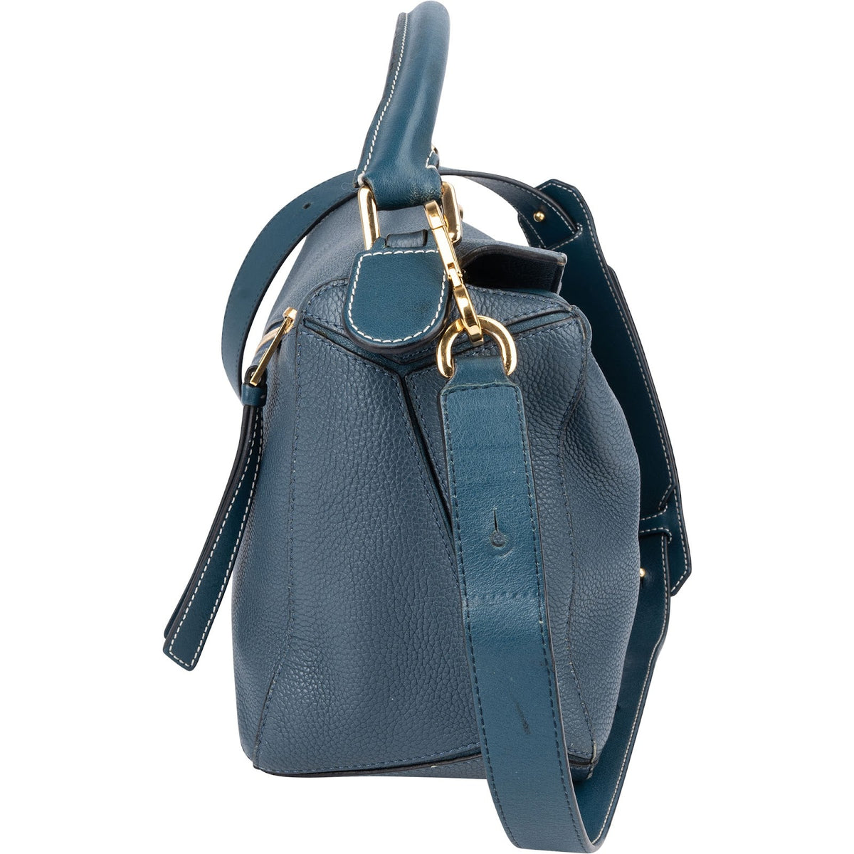 Loewe Blau Leder Puzzle Handtasche, Bild 3 von 11