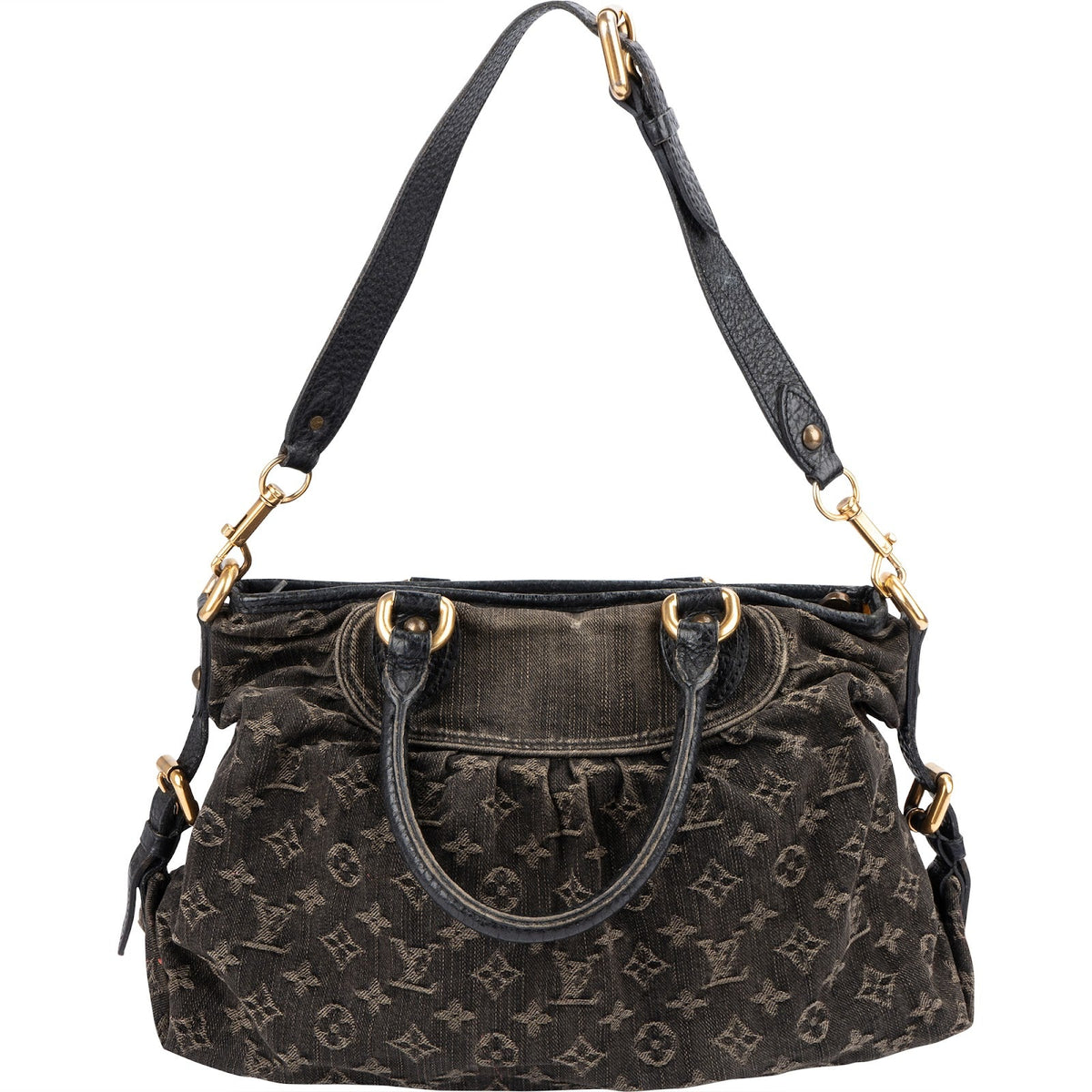 Sac à main Louis Vuitton Neo Cabby MM en denim Monogram