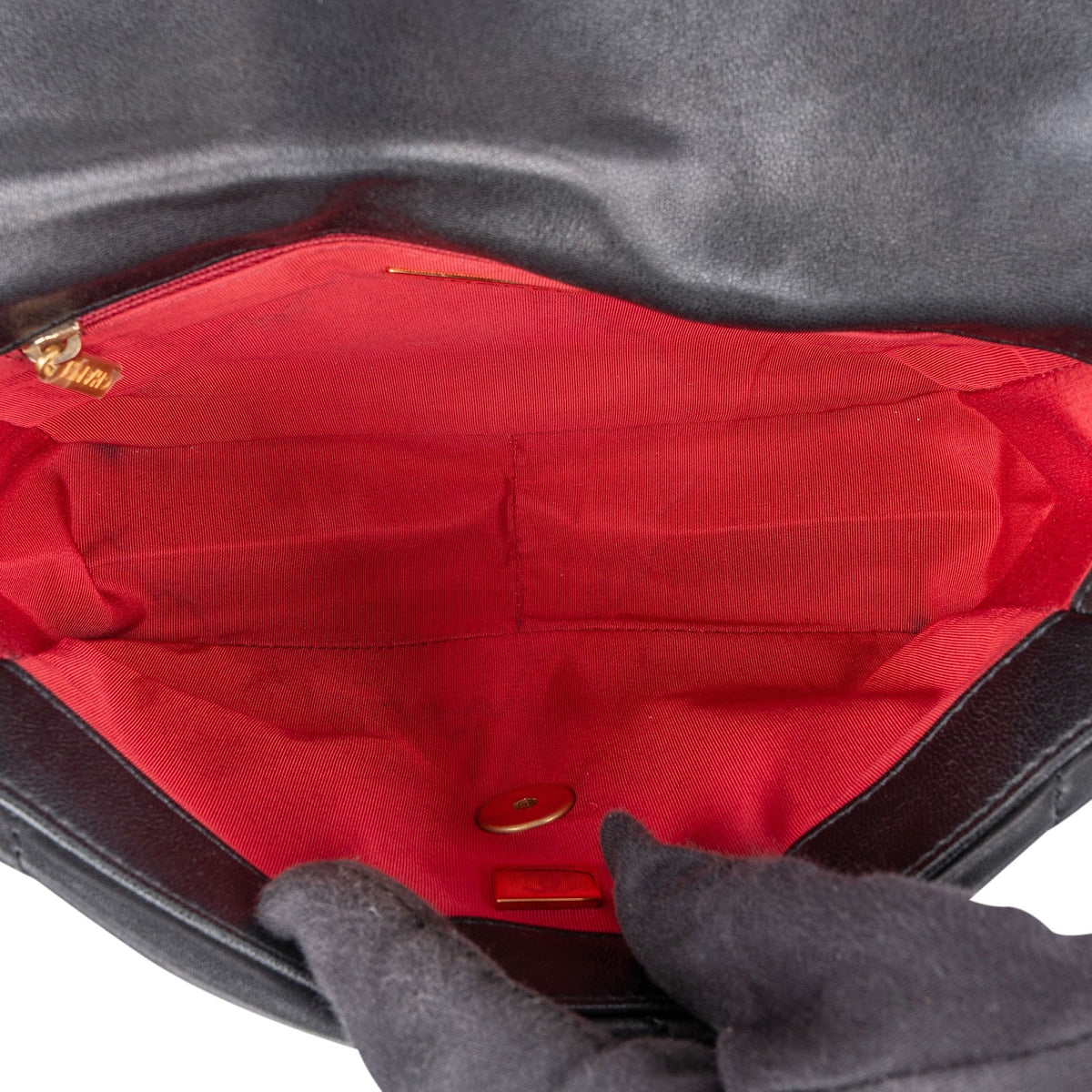 Chanel 19 Lammleder Single Flap Umhängetasche Small, Bild 12 von 14