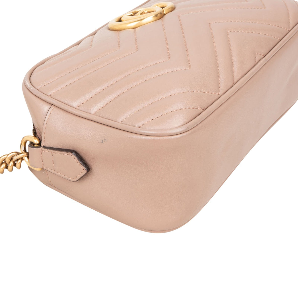 Gucci Matelassé Leder GG Marmont Camera Umhängetasche, Bild 7 von 11