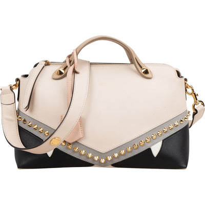 Fendi Leather Monster By The Way Crossbody Handbag