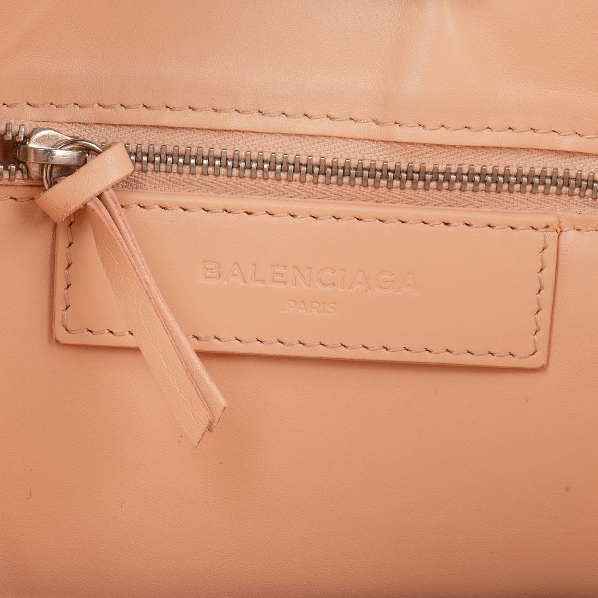 Balenciaga Stitched Checked Mesh Rosa City Handtasche, Bild 11 von 12