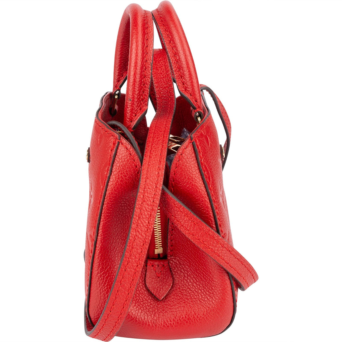 Sac à bandoulière Nano Montaigne Louis Vuitton en cuir Monogram Empreinte