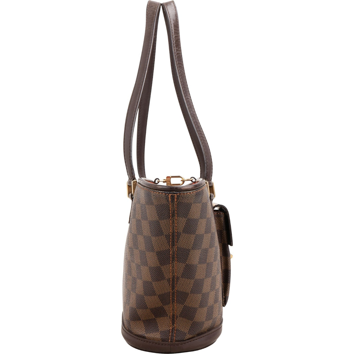 Bolso de hombro Louis Vuitton Monogram Damier Ebene Canvas Manosque PM