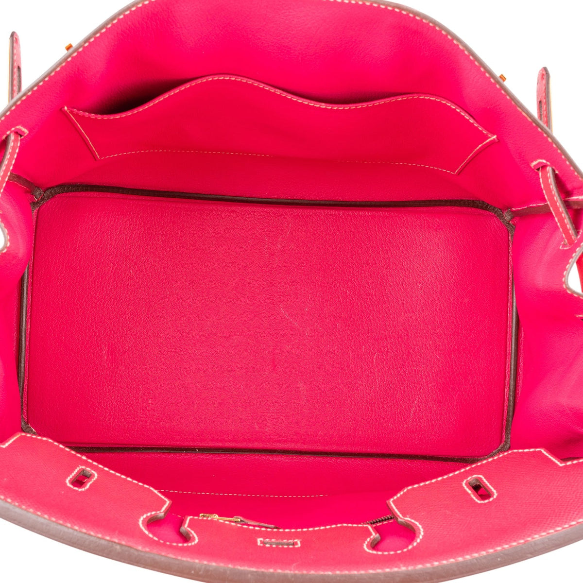 Hermès Birkin 35 aus Epsom-Leder in Rose Tyrien – Ansicht 15