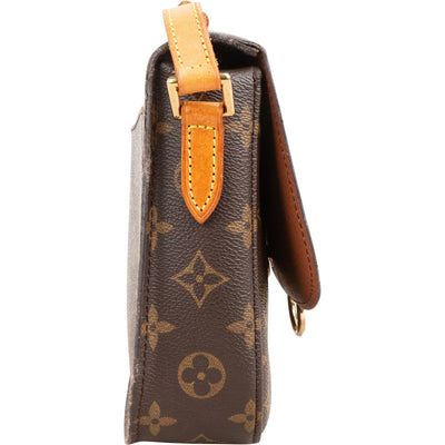 Sac bandoulière Louis Vuitton Saint Cloud MM en toile Monogram