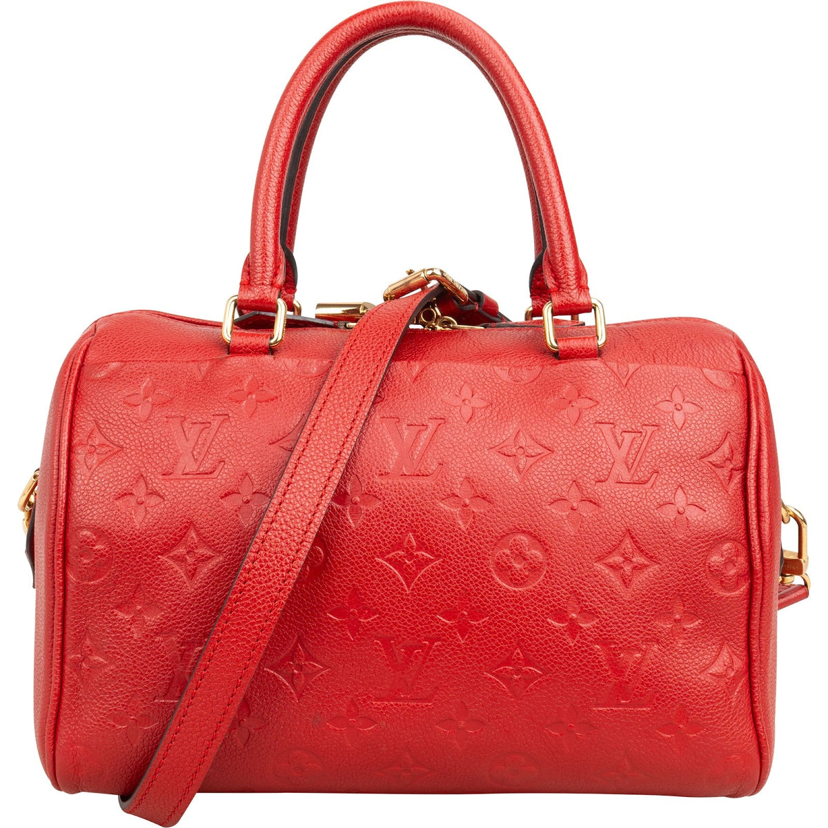 Borsa a mano Louis Vuitton Speedy 25 Bandoulière in pelle Monogram Empreinte