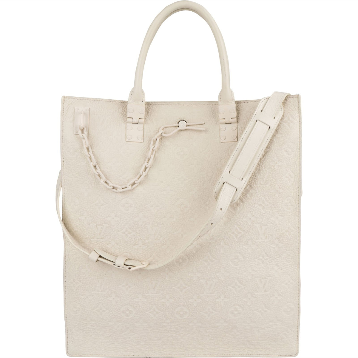 Bolso de mano Sac Plat Louis Vuitton Limited Homme en piel Monogram Empreinte de Virgil Abloh