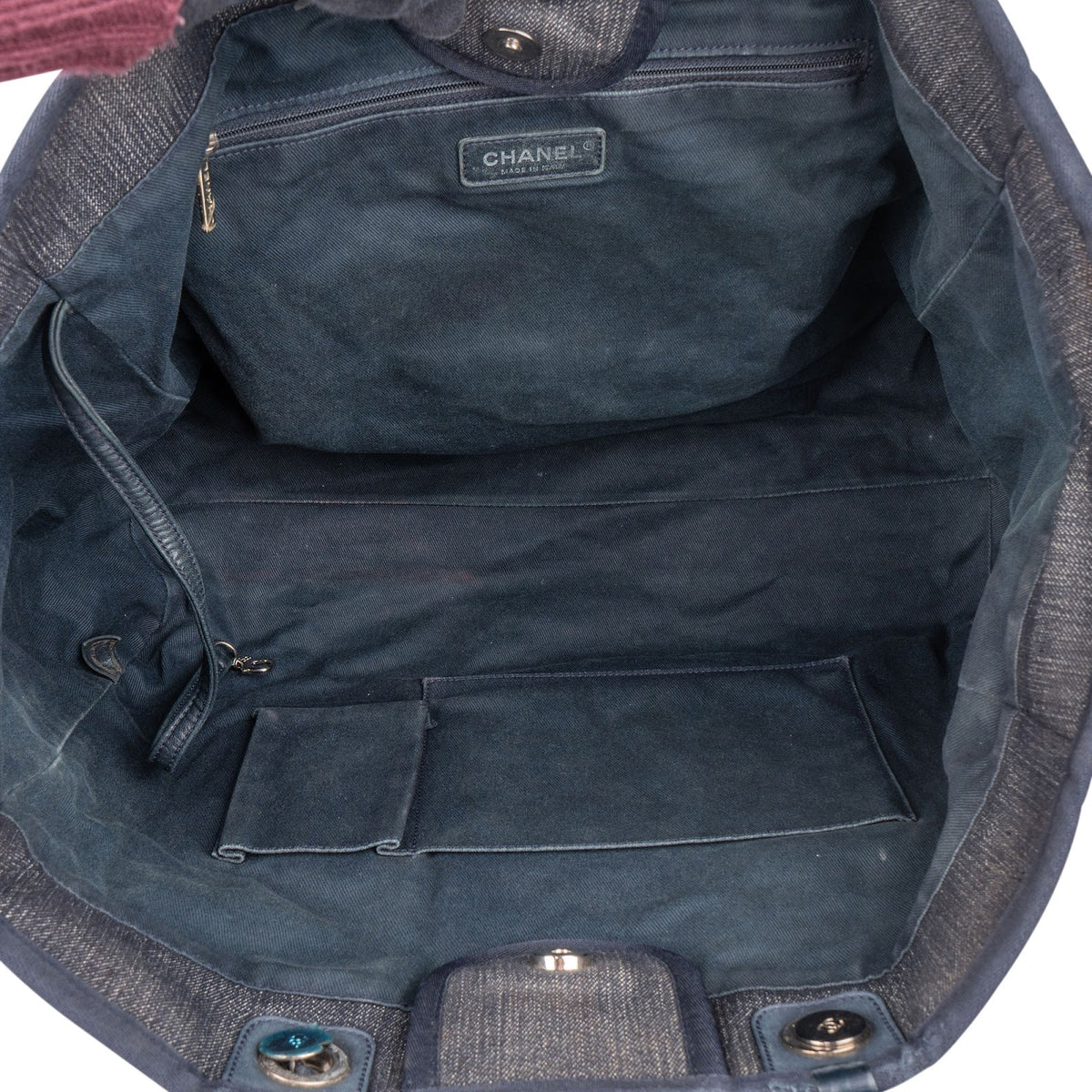 Sac cabas Chanel Deauville en jean