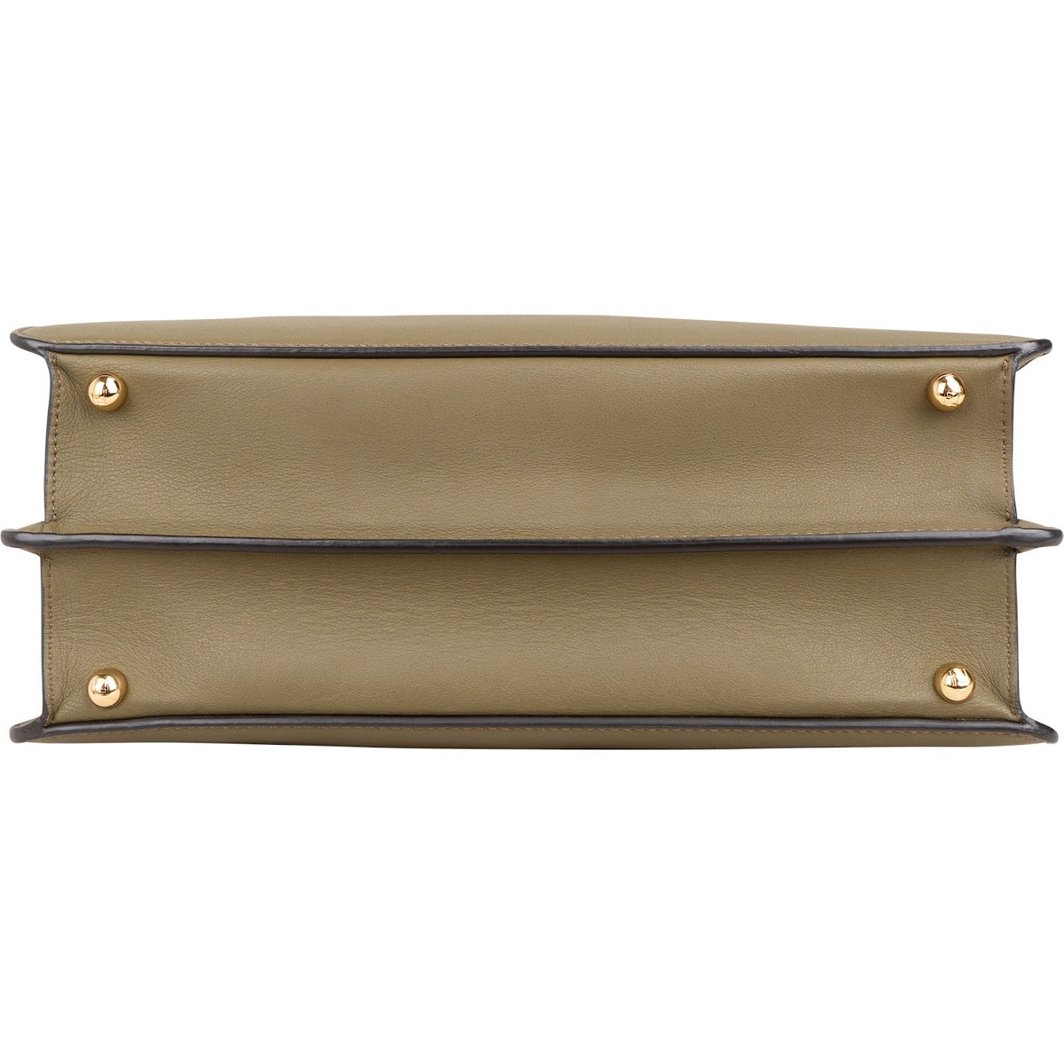 Fendi Medium Peekaboo aus olivgrünem Leder – Ansicht 7