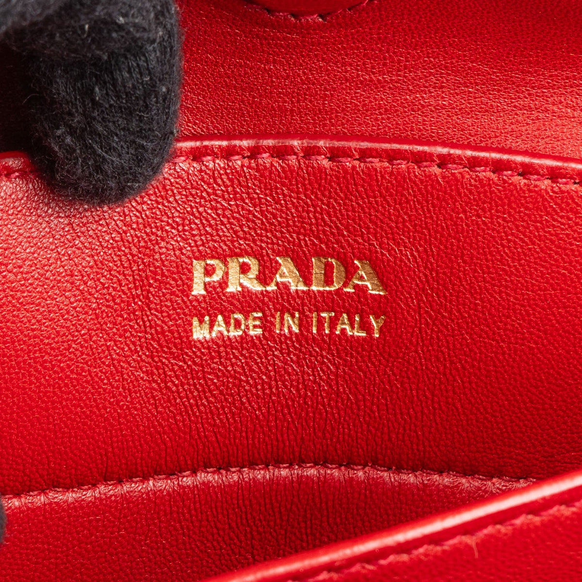 Borsa a mano doppia in pelle Saffiano Prada