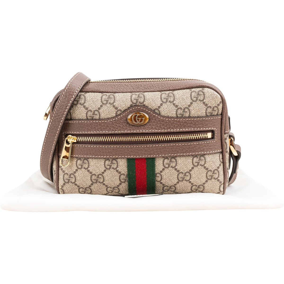 Gucci Monogram GG Supreme Ophidia Mini Umhängetasche, Bild 2 von 11