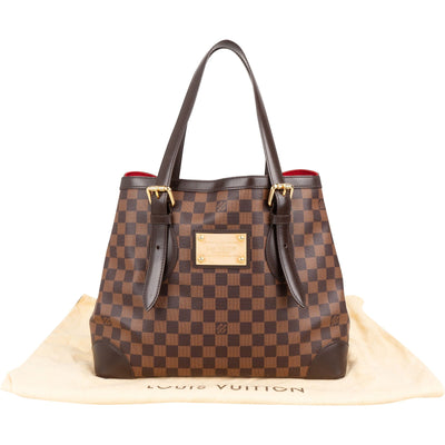 Borsa Louis Vuitton Monogram Damier Ebene Hampstead MM