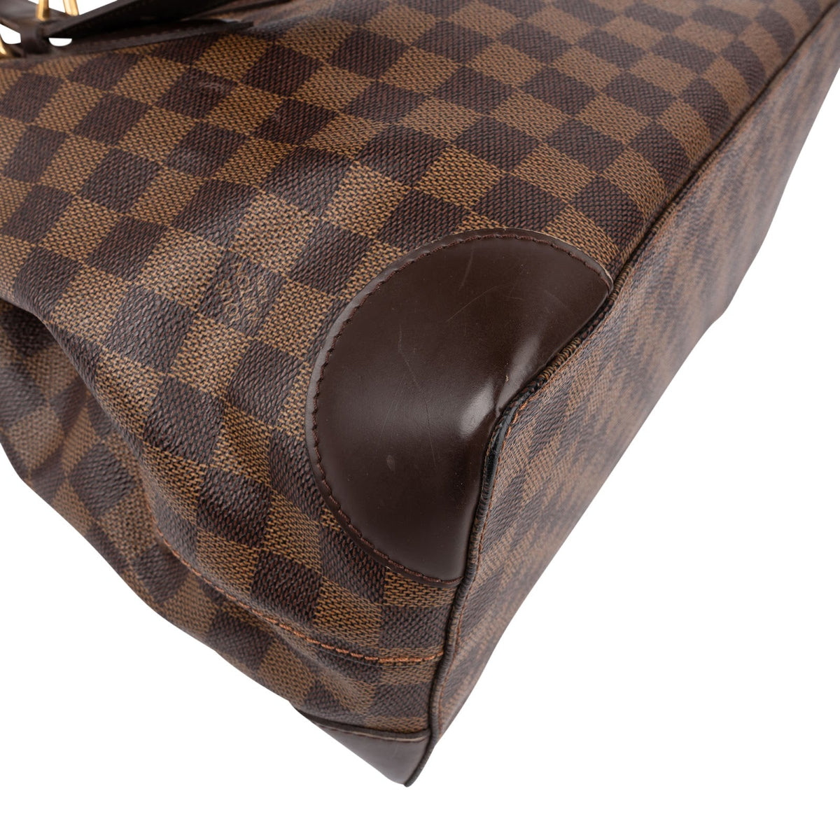 Borsa a spalla Louis Vuitton Monogram Damier Ebene Hampstead MM