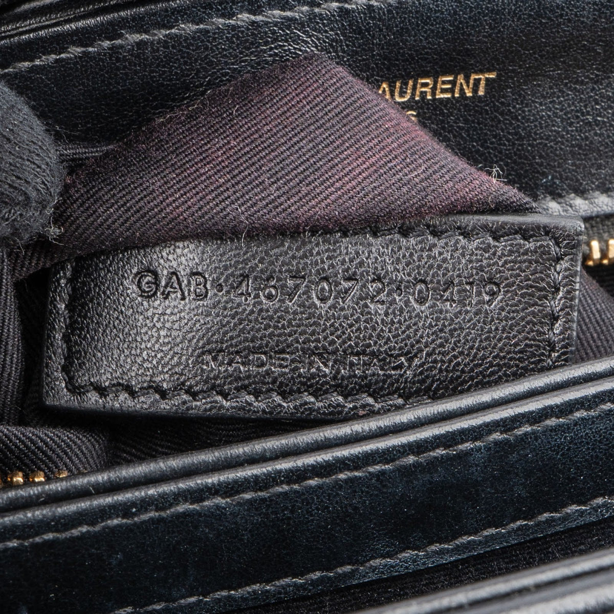 Borsa a tracolla Saint Laurent Loulou Toy in pelle trapuntata