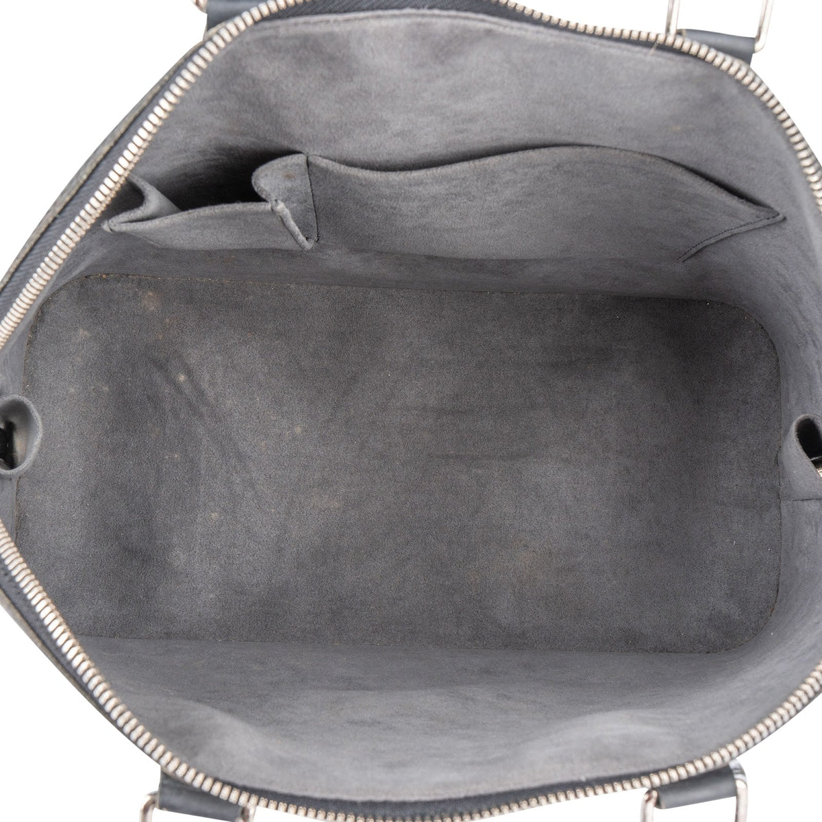 Borsa a mano Louis Vuitton Alma GM in pelle Epi nera