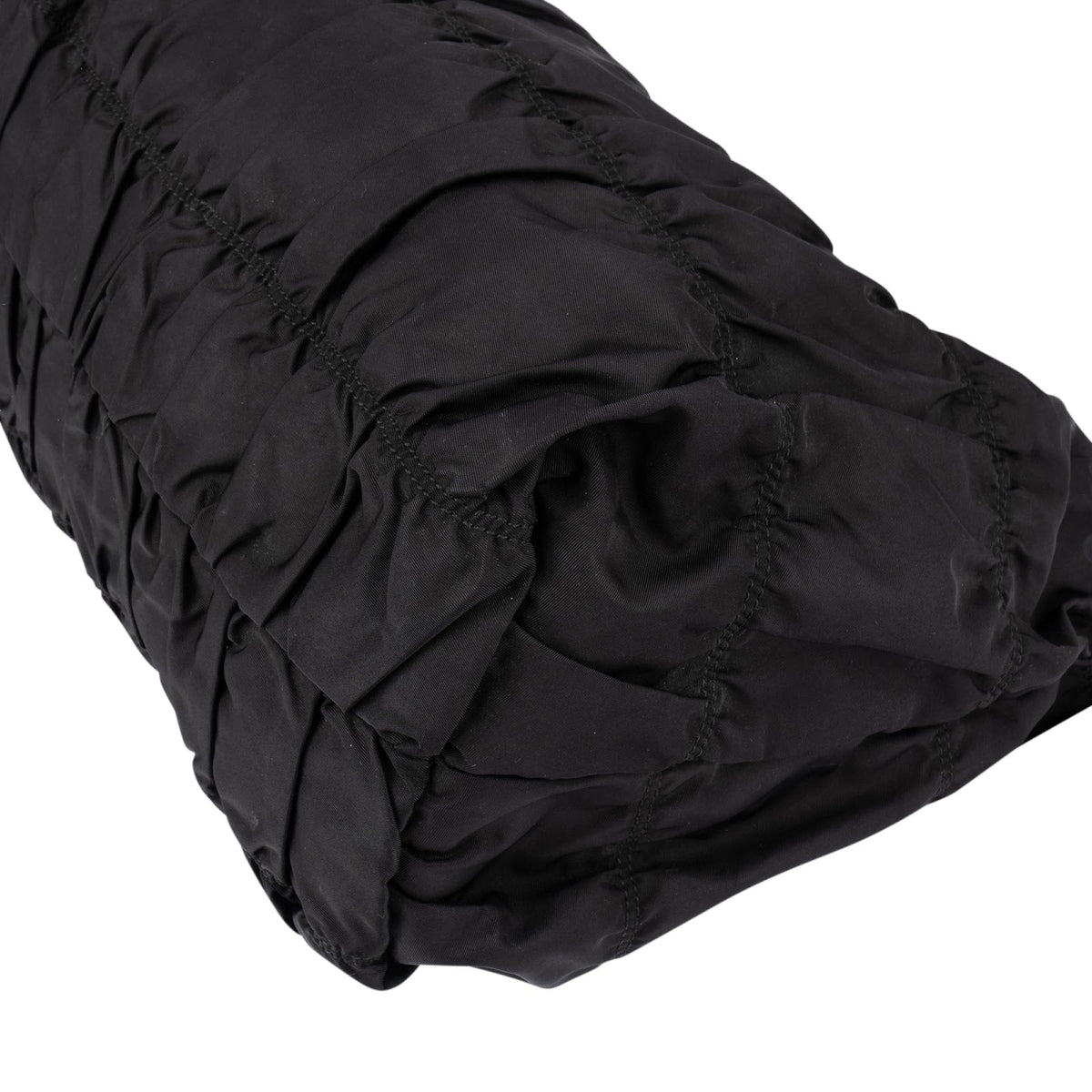Prada Schwarz Tessuto Gaufre Drawstring Tote, Bild 9 von 13