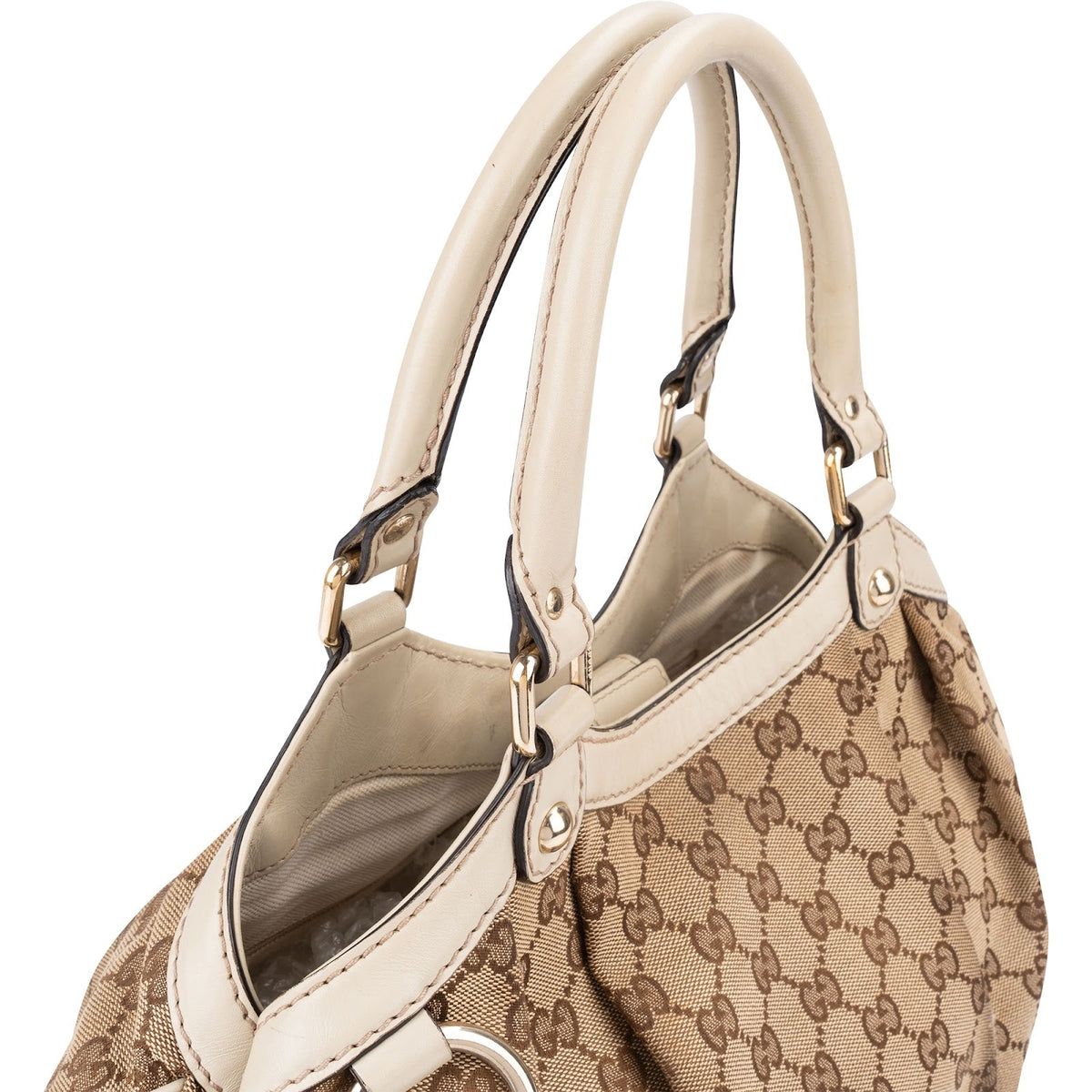 Gucci Monogram GG Canvas Sukey Handbag