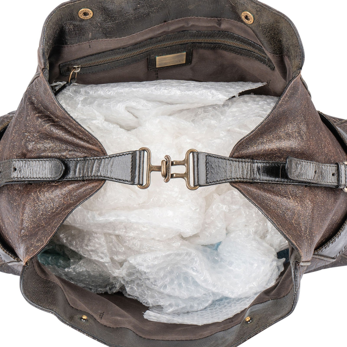 Fendi Croc-Embossed Leder Tote, Bild 8 von 12