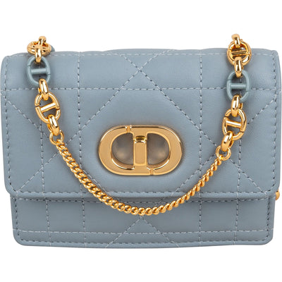 Christian Dior Miss Caro micro-crossbodytas van Cannage-kalfsleer