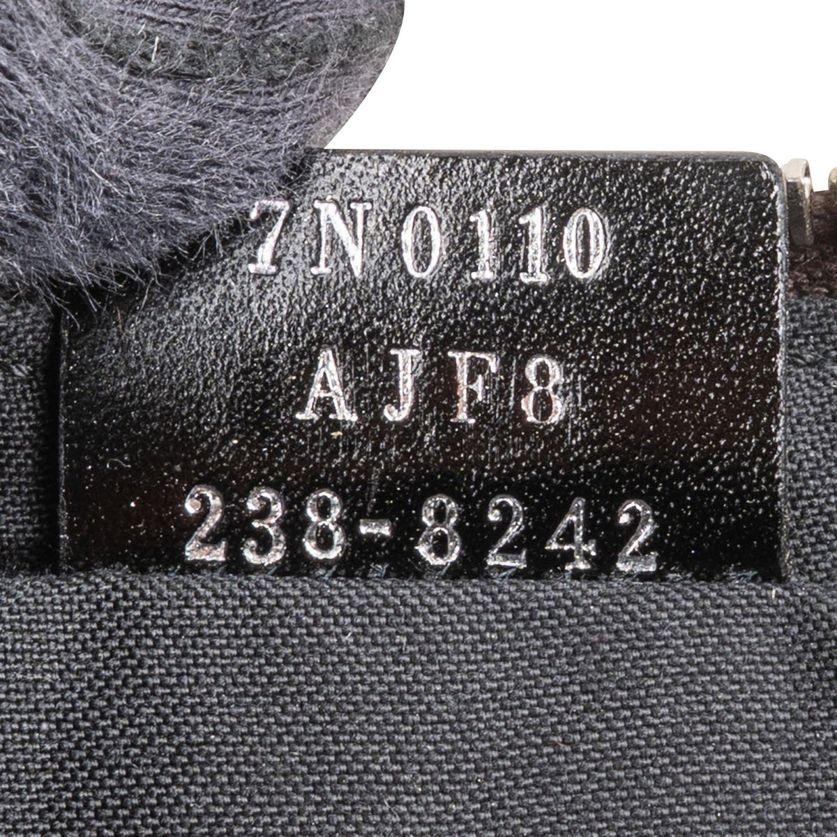 Fendi FF Canvas & Bicolor Kalbsleder Flat Pouch Clutch, Bild 7 von 7