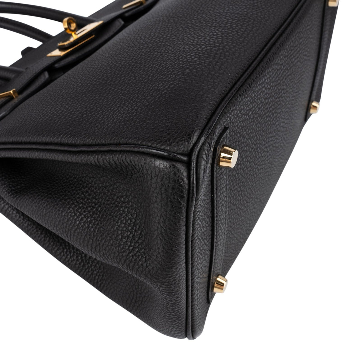 Borsa Hermès Birkin 30 in pelle Togo nera con hardware dorato (2015)