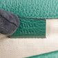 Gucci Grained Green Leather Dionysus Crystal Small Crossbody Bag