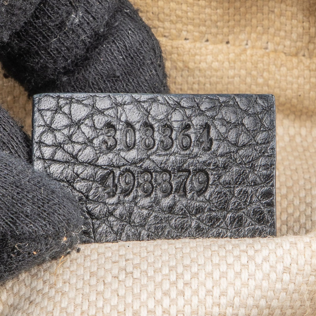 Gucci Schwarz Leder Soho Disco Umhängetasche, Bild 11 von 11